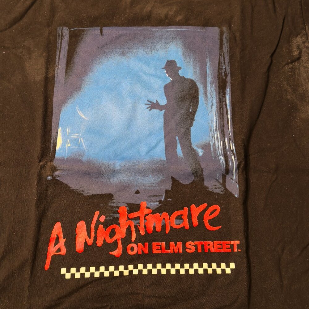 Vans Freddy Krueger A Nightmare On Elm Street Black Shirt Size Large Used - Picture 2 of 14